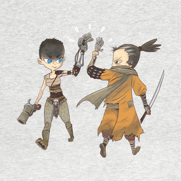 Sekiro x Furiosa high five by exeivier